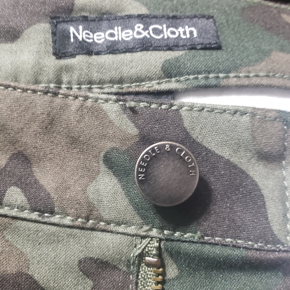 Needle & Cloth NWT Sz 4 Skinny Ankle Camo Jeans - Picture 9 of 15